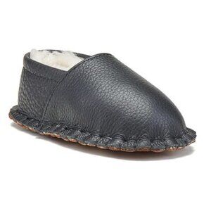 AUSTRALIA LUXE COLLECTION UNISEX BABY GENUINE LEATHER MOCS W'SHERRING LINING